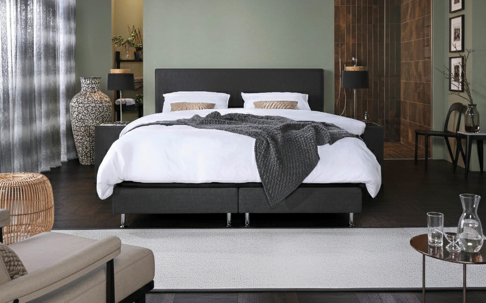 Serta Classico boxspring met tijdloos quilted design – Premium Series